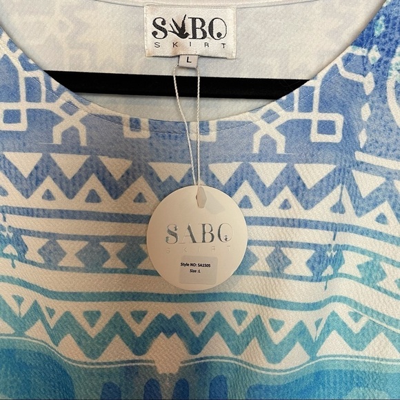 🎉 Host Pick 🎉 SABO Skirt Cropped Double Waist Tie Cap Sleeve Top - Picture 9 of 12